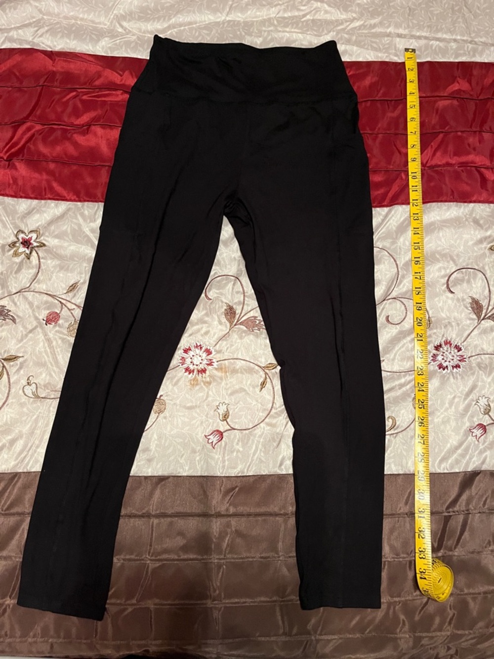 Slim Fit High-Waist Black Leggings